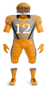 เครื่องแบบอเมริกันฟุตบอลคุณภาพสูงการออกแบบที่กําหนดเองเย็บเครื่องแบบอเมริกันฟุตบอลระบายอากาศแห้งเร็ว - Product Image 3