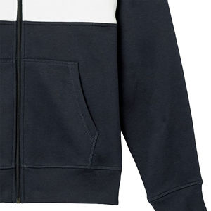 Sudadera con Capucha para Hombre 100% Algodón al por Mayor con Cierre y Logotipo Personalizado, Estampado Sólido, Técnicas de Teñido Anudado y Teñido Liso, Económico - Product Image 4