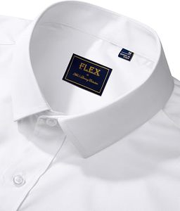 Camisas de Vestir para Hombre, Manga Larga, Sólidas, Elásticas, Sin Arrugas, Camisa Formal, Casual de Negocios, con Botones - Product Image 3