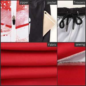 Chándal de poliéster de sublimación personalizado de talla grande 2025, chándales informales para hombre para mujer, chándales con cremallera completa para hombre - Product Image 4