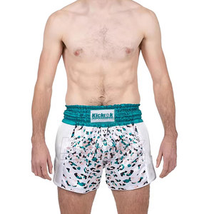 High Quality <b>Kickboxing</b> <b>Shorts</b> with Flexible Fit Breathable Design Front Logo Lightweight for Martial Arts and Gym Training - Product Image 6