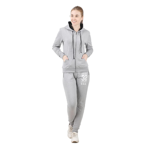 Vente en gros et à bas prix Survêtement pour femmes Design personnalisé Survêtement pour femmes de couleur unie avec fermeture à glissière en provenance du Bangladesh - Product Image 1