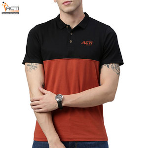 T-shirt polo en coton et polyester pour hommes T-shirt polo confortable pour hommes T-shirt polo pour hommes à séchage rapide - Product Image 1