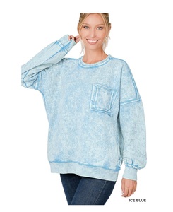 Top Tendance Nouvelle conception coton coréen vêtements d'hiver sweat-shirt bon marché à vendre sweat-shirt lavé à l'acide de qualité supérieure - Product Image 3