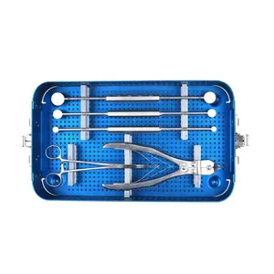Ensemble d'instruments chirurgicaux orthopédiques en acier inoxydable, plaques osseuses pour traumatismes, grands fragments, réutilisables, outils médicaux hospitaliers - Product Image 3