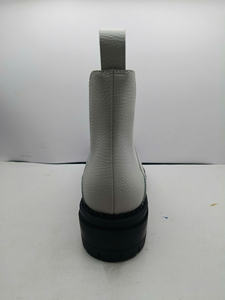 Botines de cuero blanco Premium Más vendidos Elegante Cómodo Uso durante todo el día Flexibilidad Diseño de forro de malla de moda - Product Image 4