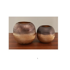 Vente chaude Moderne Métal Fleur Vase En Aluminium Décor À La Maison avec Texturé et Martelé Finition pour Chambre Salon Mariages - Product Image 2