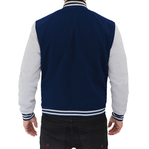 Meilleure prime Prix bon marché Vente en gros vestes universitaires vierges personnalisées impression letterman Fashion Varsity Jacket pour hommes - Product Image 4