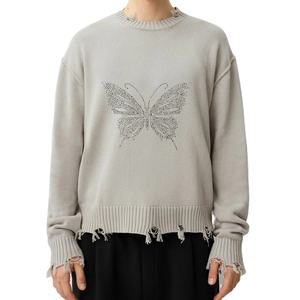 Sudadera personalizada Vintage de peso pesado para hombre, sudadera unisex de algodón polar lavado ácido, sudaderas personalizadas de gran tamaño para hombre - Product Image 2