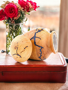 Fractal Burn Wooden Cremation Urn Handmade <b>Ashe</b> Memorial <b>Keepsake</b> For <b>Pet</b> And Humans - Product Image 3