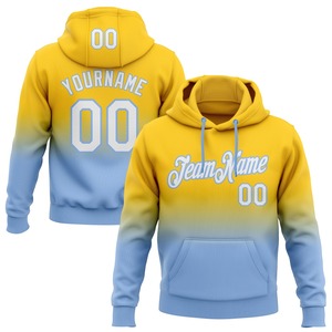 Directo industria venta al por mayor 3D bordado personalizado cosido negro Kelly verde-oro fútbol pulóver Sudadera con capucha - Product Image 2