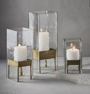Bougeoir Hurricanes en métal de qualité supérieure pour la décoration de la maison et du mariage Éclairage fait à la main Intérieur de la maison et du salon - Product Image 1