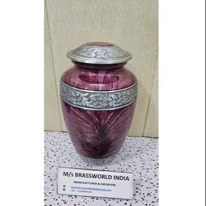 Urna Funeraria de Aluminio Personalizada al por Mayor, Capacidad de 220 Pulgadas Cúbicas, Estilo Americano, Diseño Único para Cenizas Humanas, Artículos Funerarios - Product Image 1