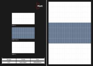 Carreaux muraux en céramique 300x600mm au design moderne pour salle de bain et cuisine, finition brillante ou mate, surface sculptée effet sucre, design mural intérieur luxueux - Product Image 4