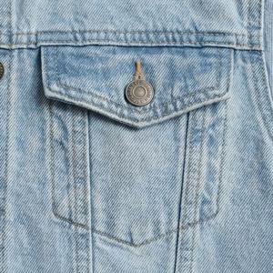 Chaqueta Vaquera para Hombre, Invierno, con Logotipo Frontal, Cortavientos, Transpirable, Informal, Abrigo - Product Image 5