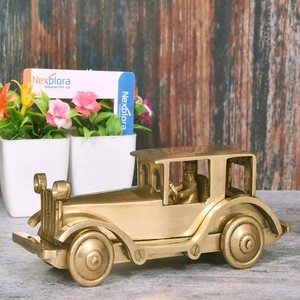 Aluminium Vintage <b>Car</b> Showpiece Figurine Statue for Home Decor Gift or Brass Vintage <b>Car</b> Showpiece Figurine - Product Image 1