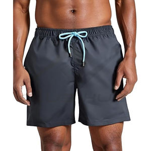 Bañador de secado rápido para hombre, transpirable, ecológico, impermeable, antiarrugas, de secado rápido, estilo Hip Hop, patrón a cuadros - Product Image 1