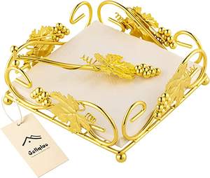 Soporte para servilletas de Metal de alta calidad, soporte para servilletas de Metal elegante y clásico, novedad - Product Image 3