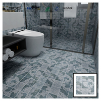 Mosaïque en porcelaine pour piscine, spa, mur de fond vert BALI, antidérapante, écologique, pour extérieur, au-dessus du sol