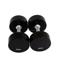 Mancuernas de Titanio con Diseño CPU, Elegantes y Resistentes, Color Negro, con Peso Ajustable (2.5kg-70kg) para Gimnasio