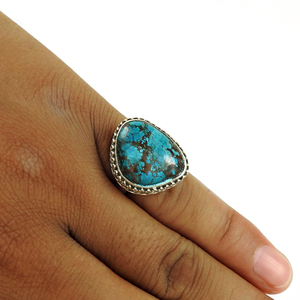 925 Silver <b>Ring</b> Wholesale Jewelry Tibetan Turquoise Women <b>Rings</b> Sterling Silver Gift <b>for</b> Her 925 Jewelry Manufacturer Suppliers - Product Image 2