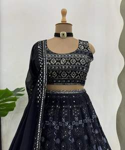 Ensemble de fête ethnique Lehenga Choli en georgette avec travail de séquence - Product Image 4
