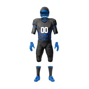 Servicio OEM de calidad al por mayor, uniforme americano personalizado, uniformes personalizados lisos, conjunto de uniformes de entrenamiento, camisetas de secado rápido a la venta - Product Image 4