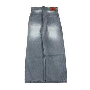 High Street Wear Men Vintage Washed Fade Men Jeans Casual Streetwear Baggy Pants Unisex Oversized Loose Denim Jeans Pants - Product Image 2