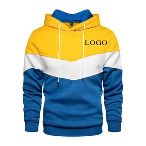 Sudadera con Capucha de Moda 2024 con Diseño Personalizado, Logotipo o Imagen de Marca Propia, Personalizable en Cualquier Lugar, para Hombre y Mujer, Estilo Color Blocking, Nuevo - Product Image 2