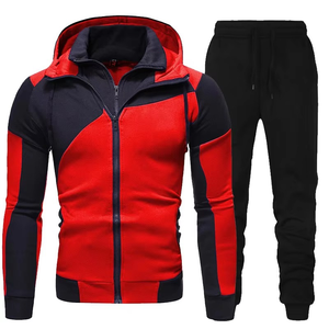Conjunto de chándal informal para hombre, sudadera con cremallera y pantalones para correr, cómodo, elegante y perfecto para deportes o ropa deportiva de alta tendencia - Product Image 1