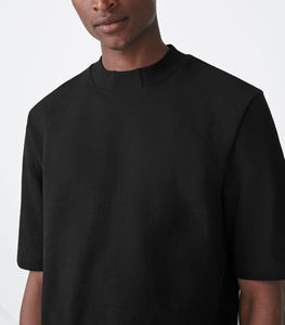 Unisex O-Neck T-Shirt Custom Logo Solid Premium Cotton Breathable 180gsm Oversize <b>Drop</b> Shoulder Casual Men's Clothing - Product Image 6