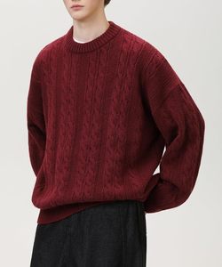 Nouveaux pulls pour hommes, tricotés sur mesure, brodés, de haute qualité, en laine, pour l'automne/hiver, OEM et ODM disponibles - Product Image 4