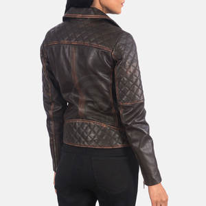 New Arrival <b>High</b> Quality Genuine <b>Leather</b> Jacket <b>Top</b> Selling Wholesale Rate Women's Jackets For Online Sale - Product Image 4