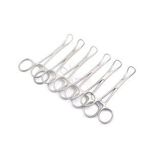 Pinces à serviettes en acier inoxydable BACKHAUS 5,5 mm, qualité chirurgicale, réutilisables, pour salle d'opération médicale, drapage vétérinaire, dentaire, clinique, CE - Product Image 1