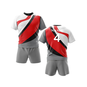 ODM OEM Rugby personalizado para camiseta de polo Nuevo diseño Clásico Algodón Rugby Uniforme Conjunto de Jersey transpirable - Product Image 4