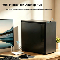 IFA03 Adaptador USB Wi-Fi de 150 Mbps, Mini Adaptador Inalámbrico, Tarjeta de Red Inalámbrica, Dongle LAN para Portátil, Receptor Ethernet, Antena Wi-Fi