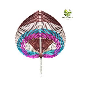 Abanico de Bambú Tradicional Vietnamita, Abanico de Hojas de Palma Colorido para Decoración del Hogar, Bodas y Festivales Culturales - Product Image 6