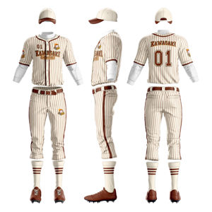 Haute Qualité Confortable Baseball Uniforme Nouveau Design Sportswear Kits Sublimation Complète Respirant Jersey Pantalon Plus La Taille Haute - Product Image 5