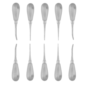 Elevadores de Raíces para Extracciones Dentales, Elevador Luxatorio de Acero Inoxidable Reutilizable, Instrumentos Quirúrgicos Manuales para Dentistas, 14.5 cm - Product Image 4