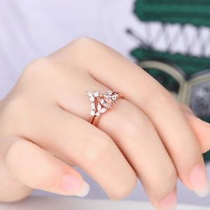 Morganite 18 carats, nouveau design de luxe, bagues en or massif avec bagues en diamants véritables - Product Image 5