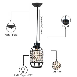 Metal Frames Pendant Colorful Pendant Light Iron Chandeliers - Product Image 4
