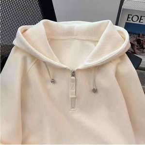 La mejor Sudadera con capucha de gran tamaño de algodón pesado Logotipo personalizado Transferencia de calor Puff Estampado Personaje Transpirable Sudadera con capucha ecológica de punto - Product Image 4