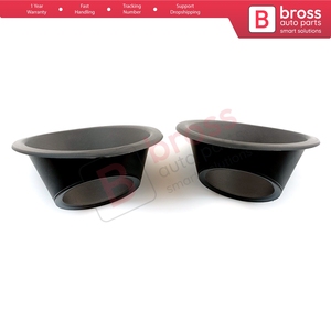 BSP978 Cadre de protection pour phare antibrouillard 7452TJ 7452TK Noir pour Fiorino Qubo Nemo Bipper - Product Image 2