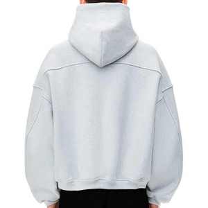 High Trending 100% Organic Cotton Men's OverSized <b>Zip</b>-<b>UP</b> <b>Hoodie</b> For Winter With High And Premium Quality 450 GSM - Product Image 2