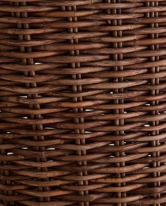 Ensemble de 2 paniers de rangement ronds en rotin naturel avec fonds coniques, écologiques, modernes et multi-usages - Product Image 4