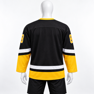 Quick Drying Breathable Moisture-Wicking Flexible <b>Ice</b> Hockey Jersey 100% Polyester All Weather Hockey Training Gear Comfortable - Product Image 5