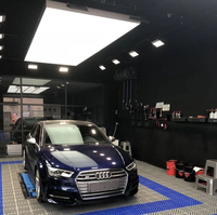 Solusi Pencahayaan Plafon Aluminium 2025 SEG Frameless Hanging LED Light Box untuk Penerangan Tempat Cuci Mobil