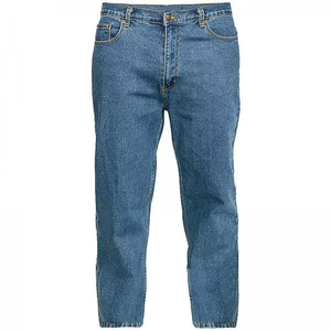 Pantalones vaqueros holgados para hombre High Street Washed Plus Size Jeans para hombre Fabricante Pantalones vaqueros bordados Pantalones vaqueros anchos de pierna recta - Product Image 5