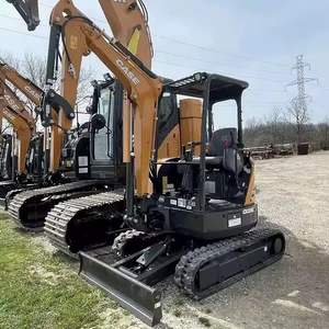 Mini-excavatrice hydraulique CX26C 1-5 tonnes avec moteur 1.7T, livraison gratuite, pour usage agricole, chenillée, avec moteur principal, pompe et boîte de vitesses - Product Image 6