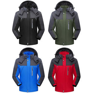 Chaqueta de esquí de talla grande para hombre de tendencia superior para cobertura completa snowboard a prueba de viento cálido invierno al aire libre equipo tecnología transpirable - Product Image 3
